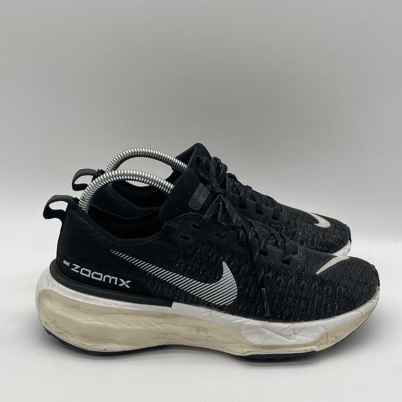 Womens Size 8.5 Nike ZoomX Invincible Run FK 3 Black Running Sneakers DR2660-001 - Picture 1 of 10